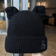 冬季新款可爱毛线帽子女韩版时尚百搭保暖针织帽耳朵潮男女冷帽