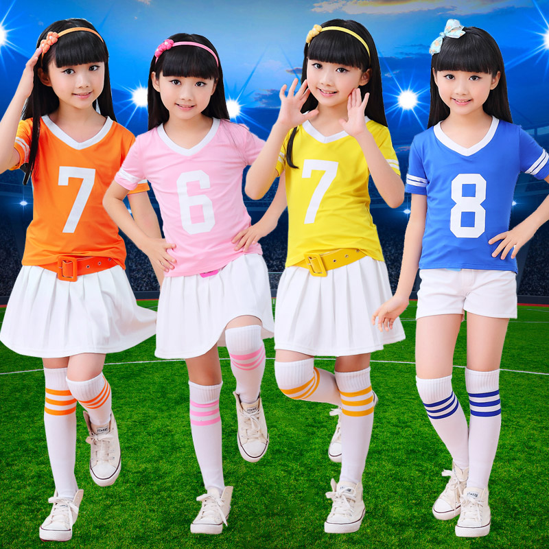 新款啦啦操服装拉拉队服装六一儿童小学生男女啦啦队表演演出服在类目 女装/女士精品, 唐装/民族服装/舞台服装, 民族服装/舞台装中 - 来自Buy2taobao.com提供专业的淘宝代购服务