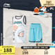 李宁童装篮球比赛套装男大童2024新款篮球系列排湿速干运动套装