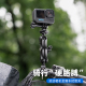 fujing 适用影石Insta360 DJI大疆 GoPro运动相机车把万向管夹one x3 x4 action4/3/2摩托车固定支架骑行配件