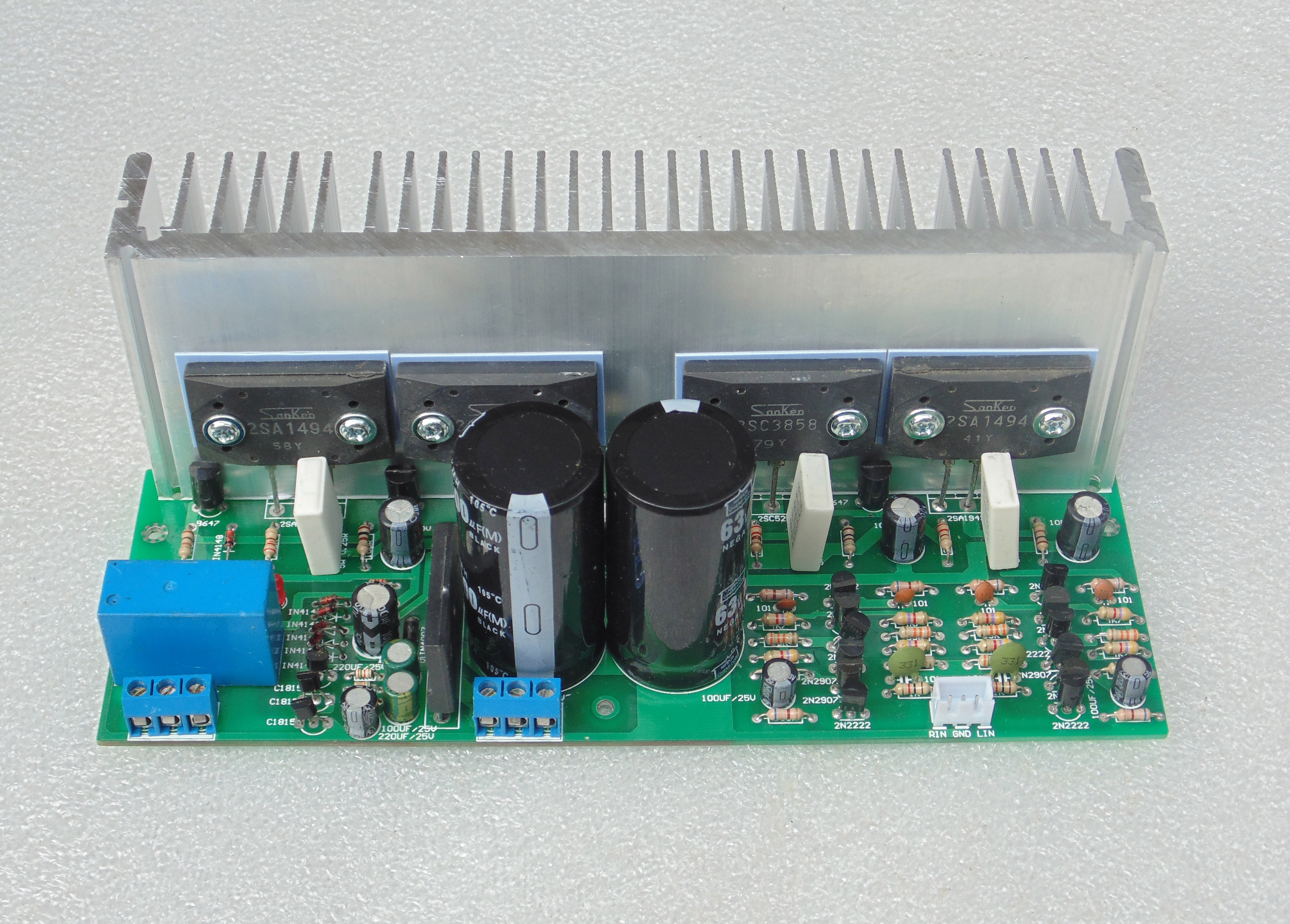 原装日本三肯38581494成品功放板双声道大功率功放板