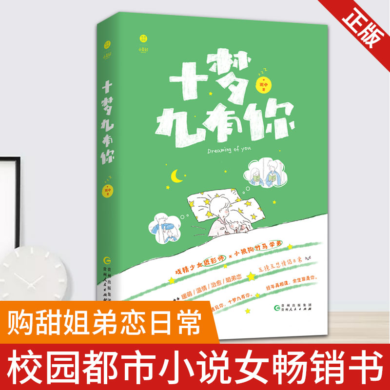 现货正版 十梦九有你 雨中著YS-42.8暖萌温情治愈姐弟恋 齁甜情侣互撩互怼日常 正版千寻现代青春文学都市言情