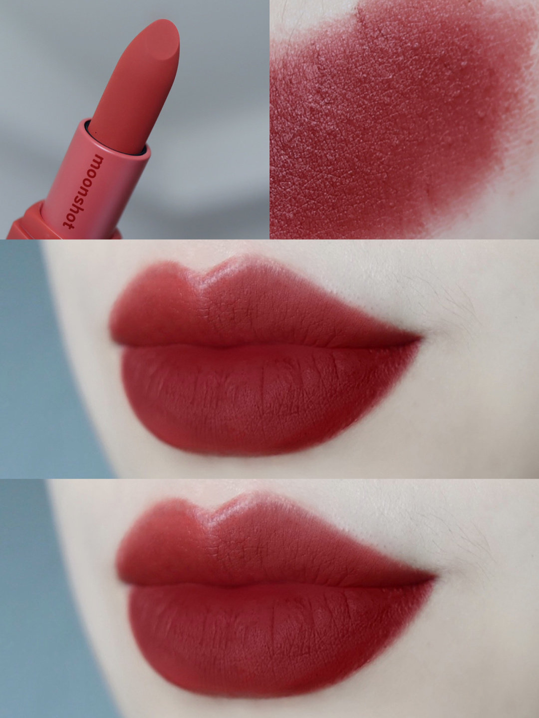 韩国moonshot茉姗reve哑光唇膏唇釉显白持久口红lisa刘仁娜真心