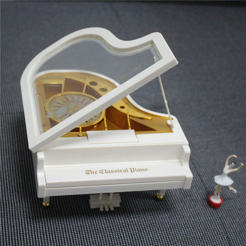 情人钢琴送同学女生旋转跳舞女机芯创意音乐盒精品生日礼物八音盒