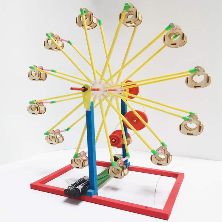 diy摩天轮模型小学生科技小制作小发明科学实验玩具创客教育手工