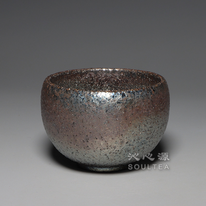 台湾张允澄黑雪岩柴烧杯茶水甘甜改善茶汤口感纯手工100ml