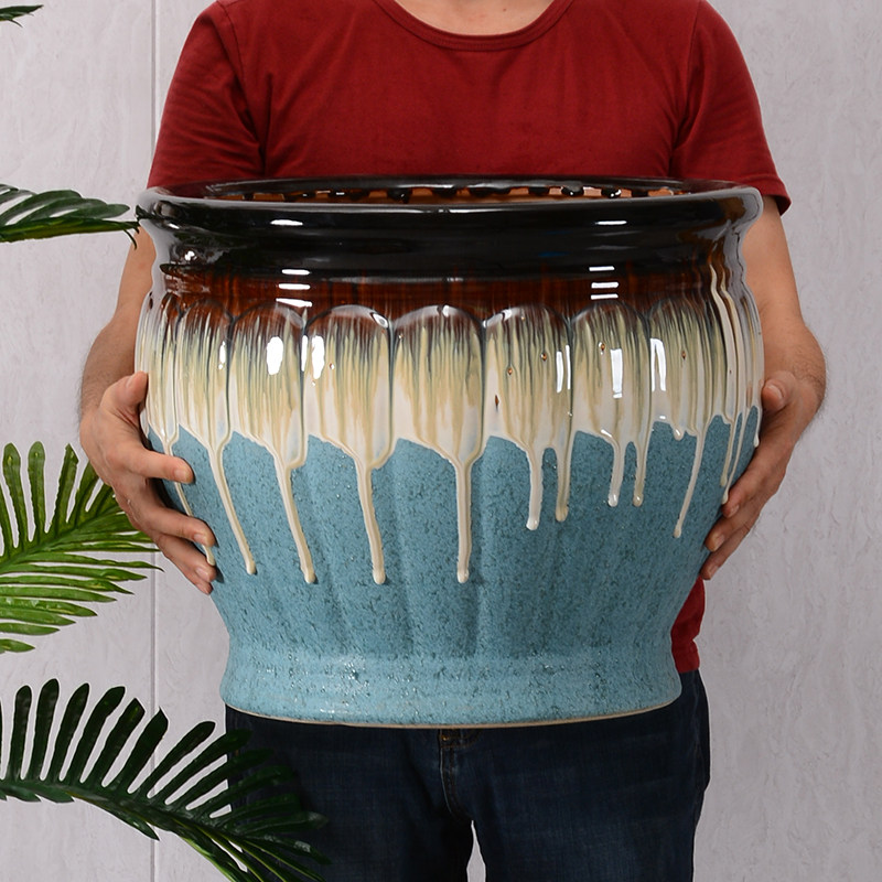 大花盆陶瓷特大号清仓客厅-特价促销-优惠券领取-价