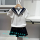 Polo walk KIDS童装专柜正品24夏女童海军风短袖T恤BVTW425F0021