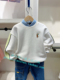 Polo walk KIDS正品童装24年春新款男童白色运动卫衣B5JW412A0041