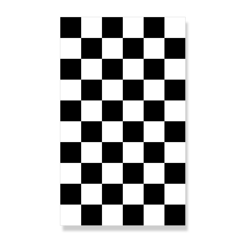 黑白格子墙纸北欧风格现代简约几何方块图案防水服装店背景墙壁纸