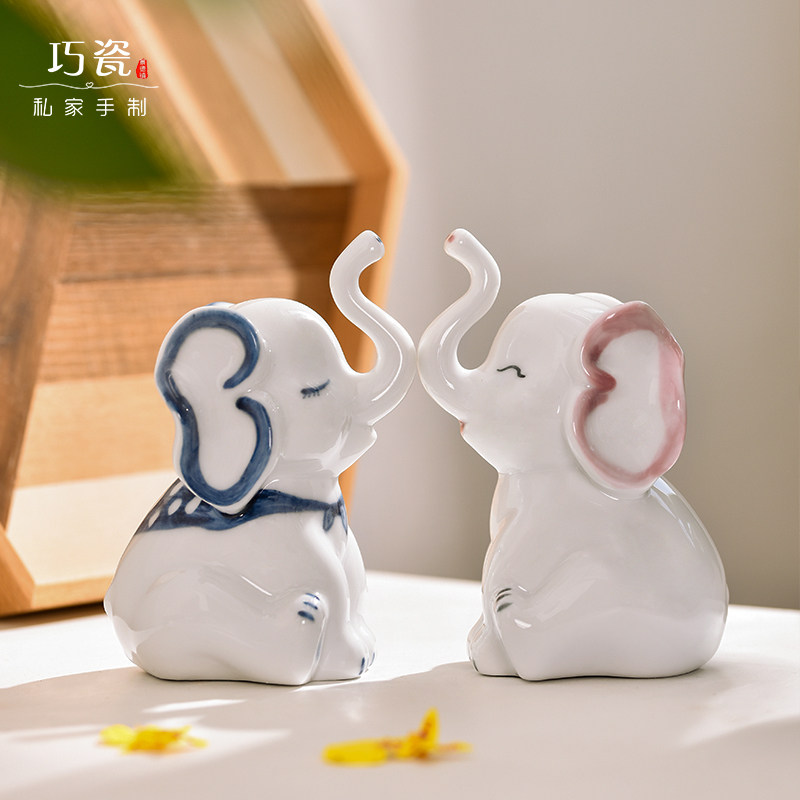 陶瓷情侣摆件