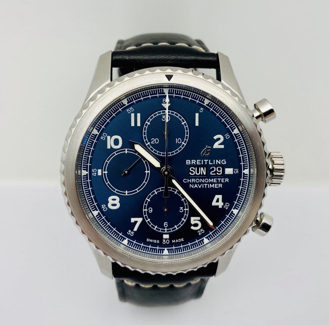 [拍下立减300][9.5新]百年灵飞行员8自动机械男士a13314101c1x1