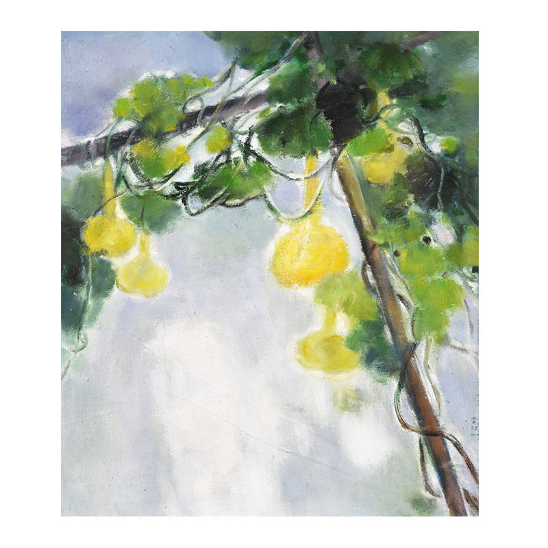 李汀 葫芦 原创手绘静物油画 孤品