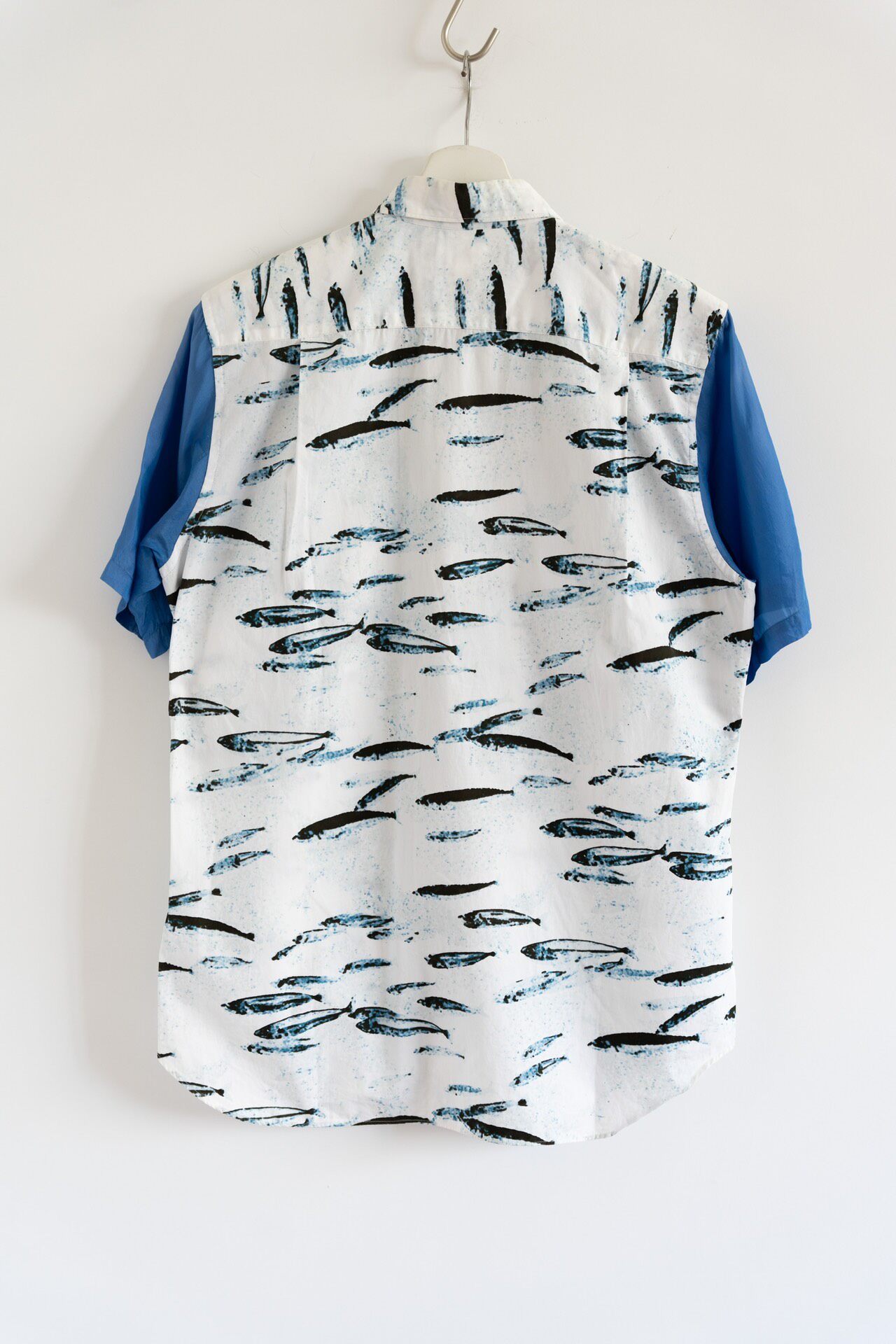Comme des Garcons 90s Fish Short-Sleeve Shirt — front