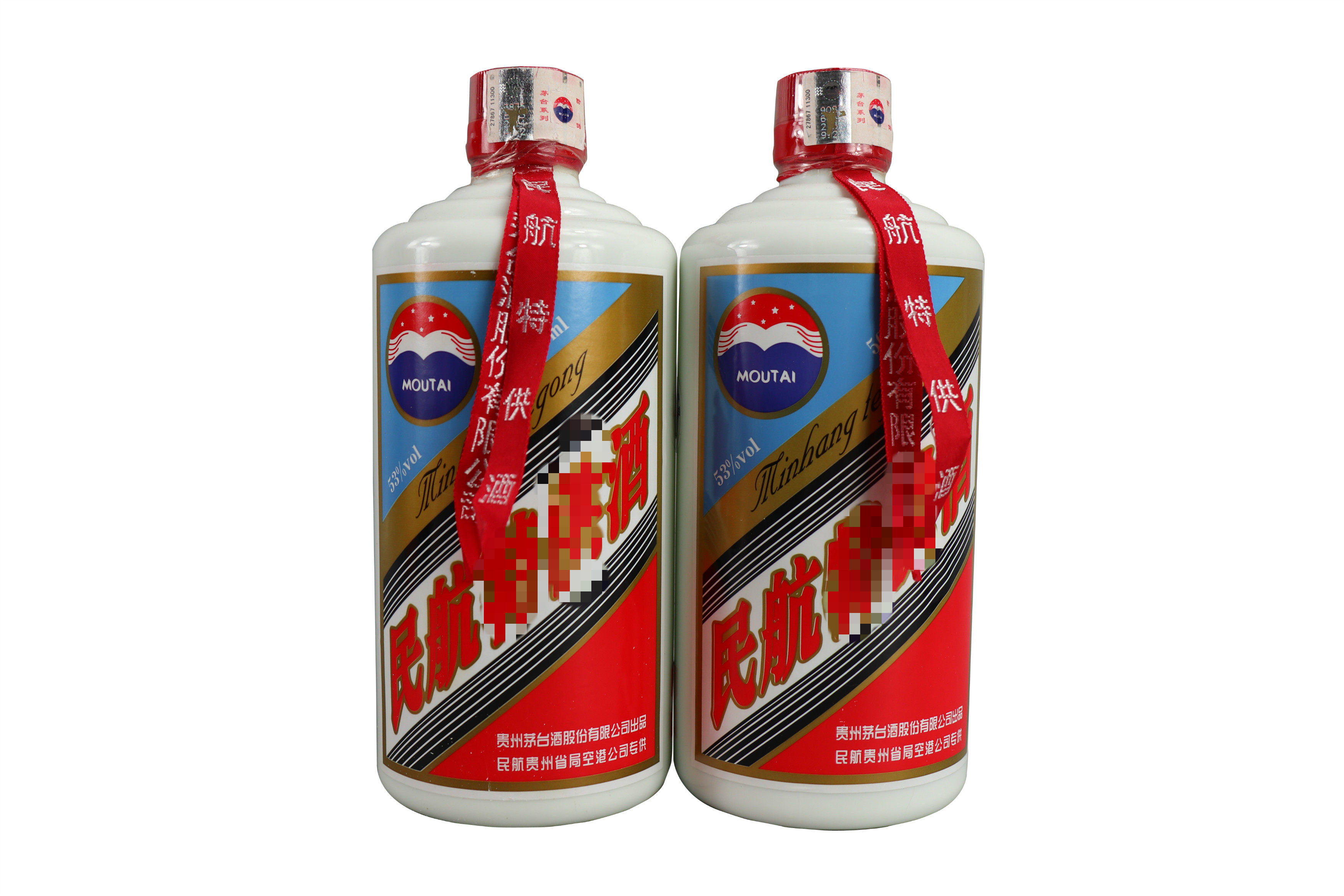 2012年 53度 茅台民航tg定制酒 500ml 2瓶【38】