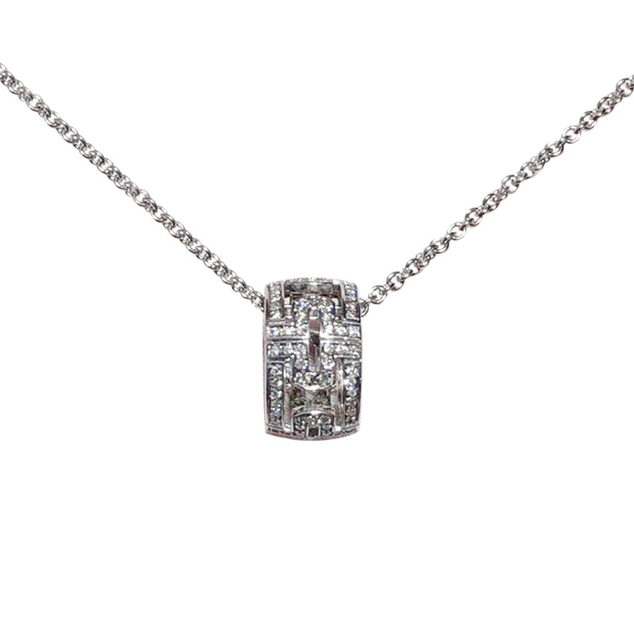 9新]bvlgari宝格丽 帕莲轮时来运转镶钻项链 公价47000