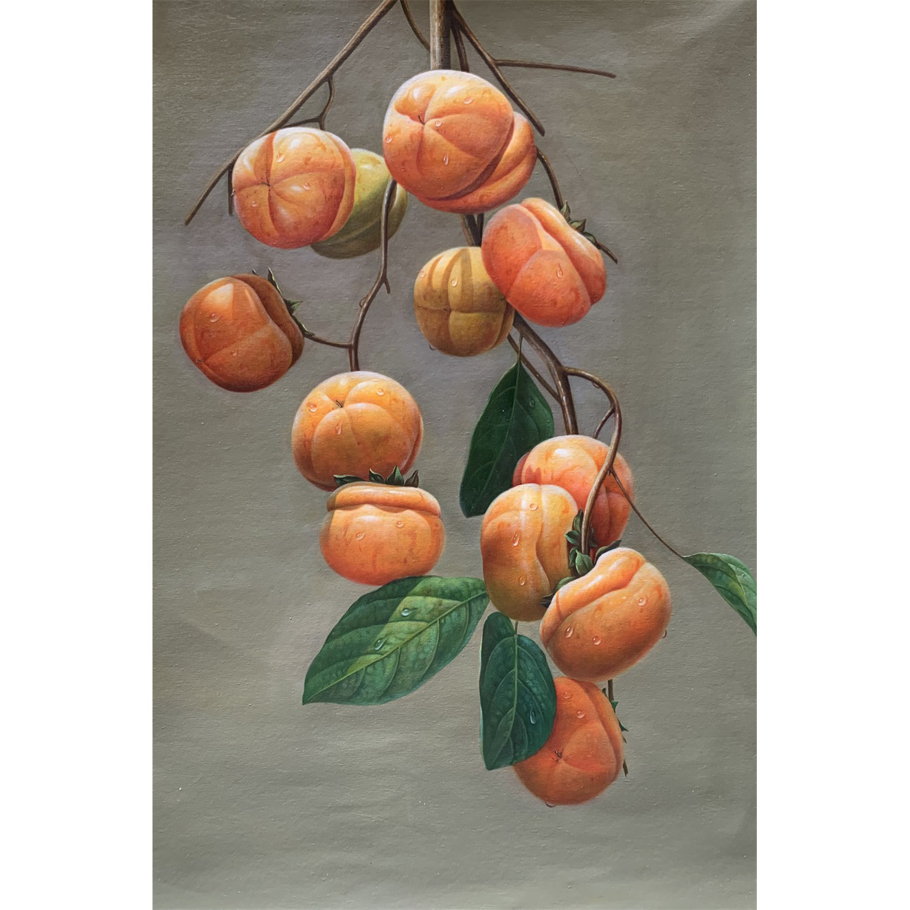 【餐厅装饰画】【新品】郑武贤《事事如意》布面油画 写实