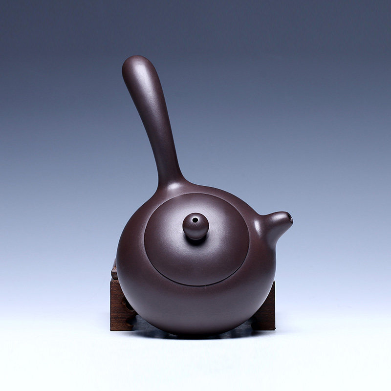 王立芬 手工 助理工艺美术师 原矿老紫泥 宜兴紫砂壶 横把夜市