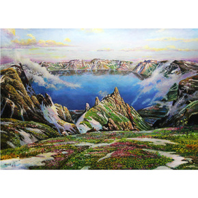 23:00当前价062600双11领劵捡漏【朝鲜油画】拍卖一级画家  高恩姬