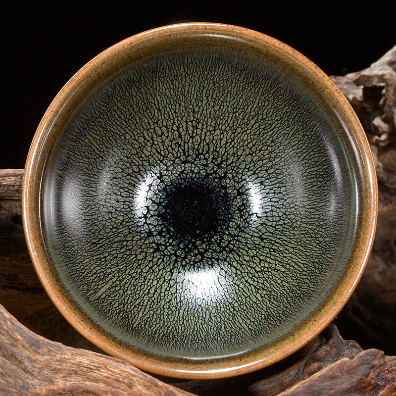 [非遗传承人][青禾盏]口径9.2cm 建阳建盏茶器茶杯 专属礼盒 证书