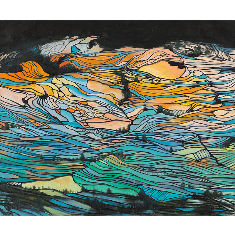 【捡漏版画】成败《风景2》|限量版画|职业画家 客厅书房装饰画