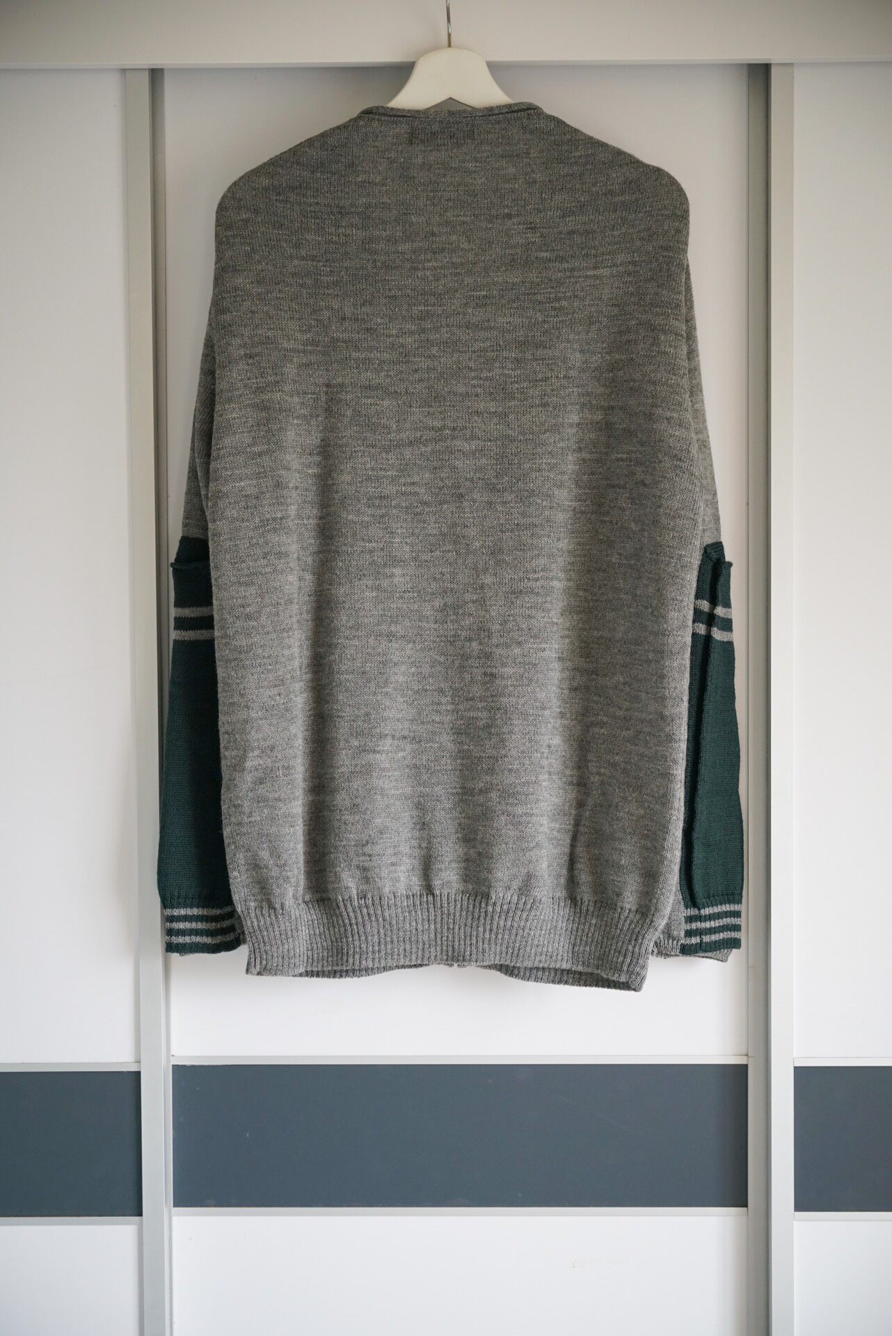 Yohji Yamamoto 06 AW Green Sleeve Zip Sweater — front
