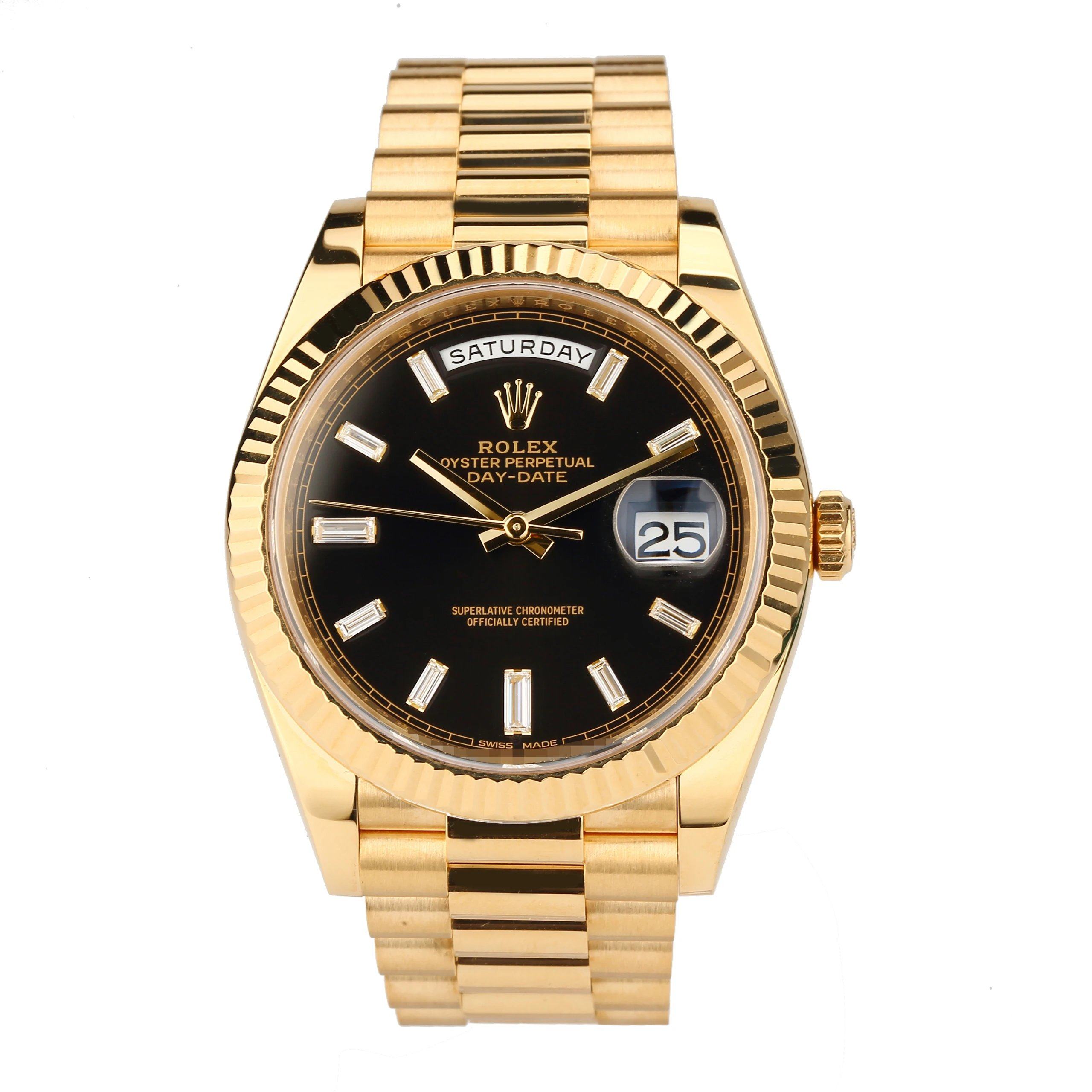 [9.5新]18年3月劳力士金劳228238星期日历型系列全自动机械男表