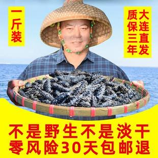 林伯伯老渔民大连野生淡干海参干货500g旗舰礼盒装干海参海生辽参