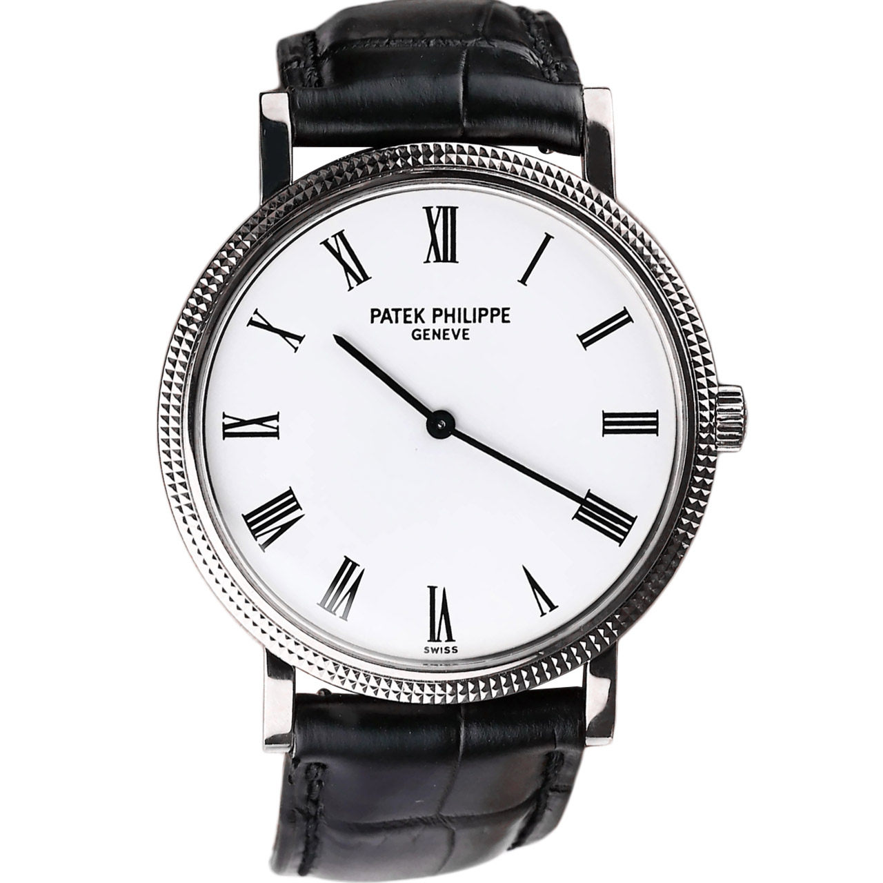 [9.5新]百达翡丽 公价19万 古典 自动机械18k白金男表5120g