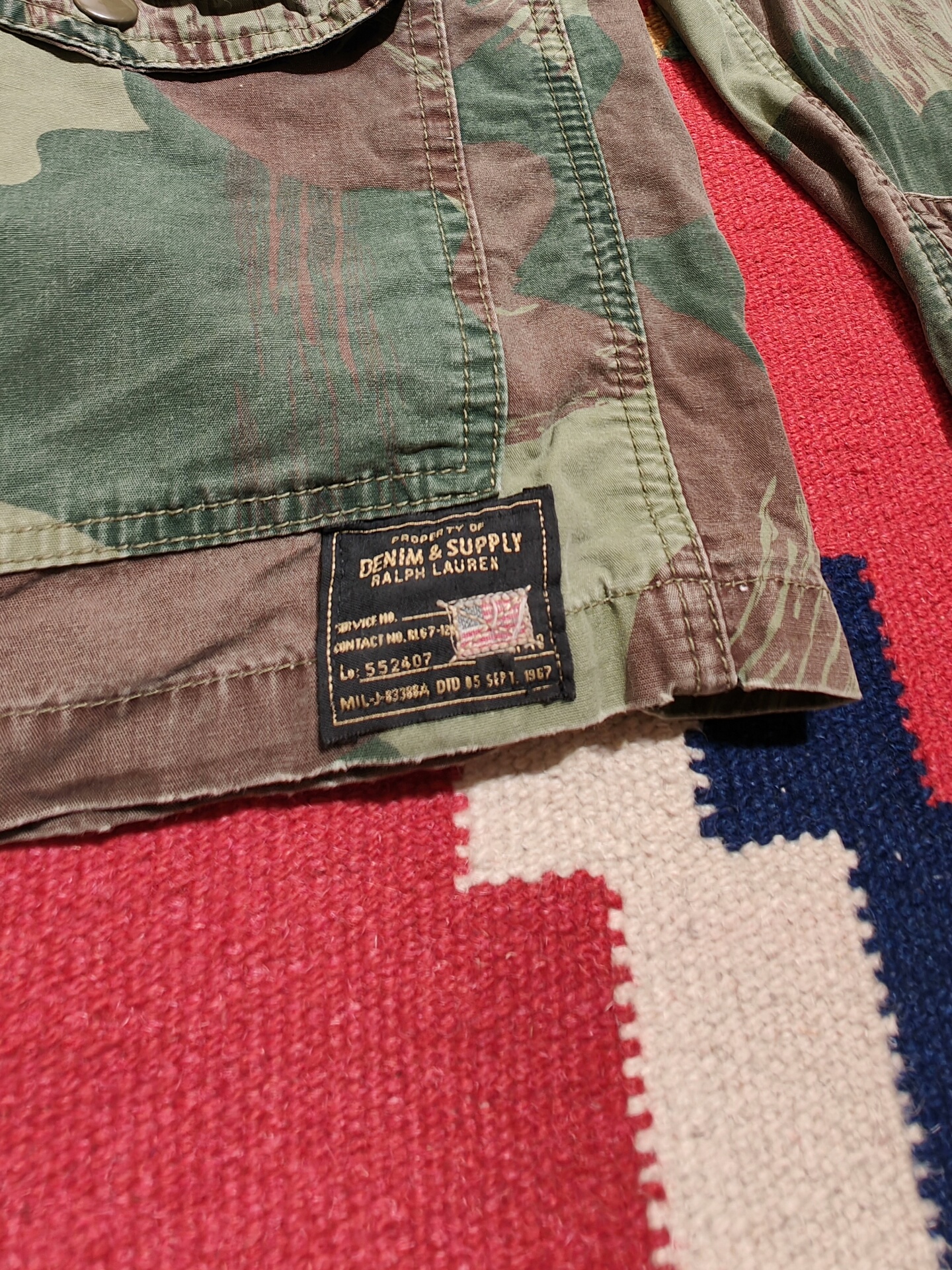 Ralph Lauren Brush Camo Jacket — detail
