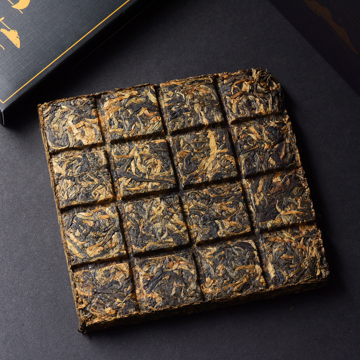 【有机茶】1套 雅咪红 有机晒红小方砖 陪月明 四国认证600g/套