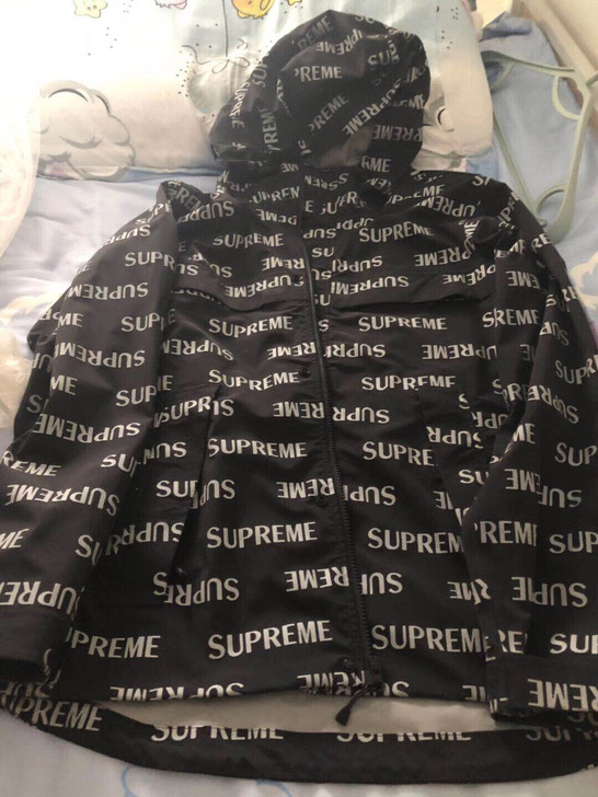 supreme3m反光冲锋衣黑色m2700