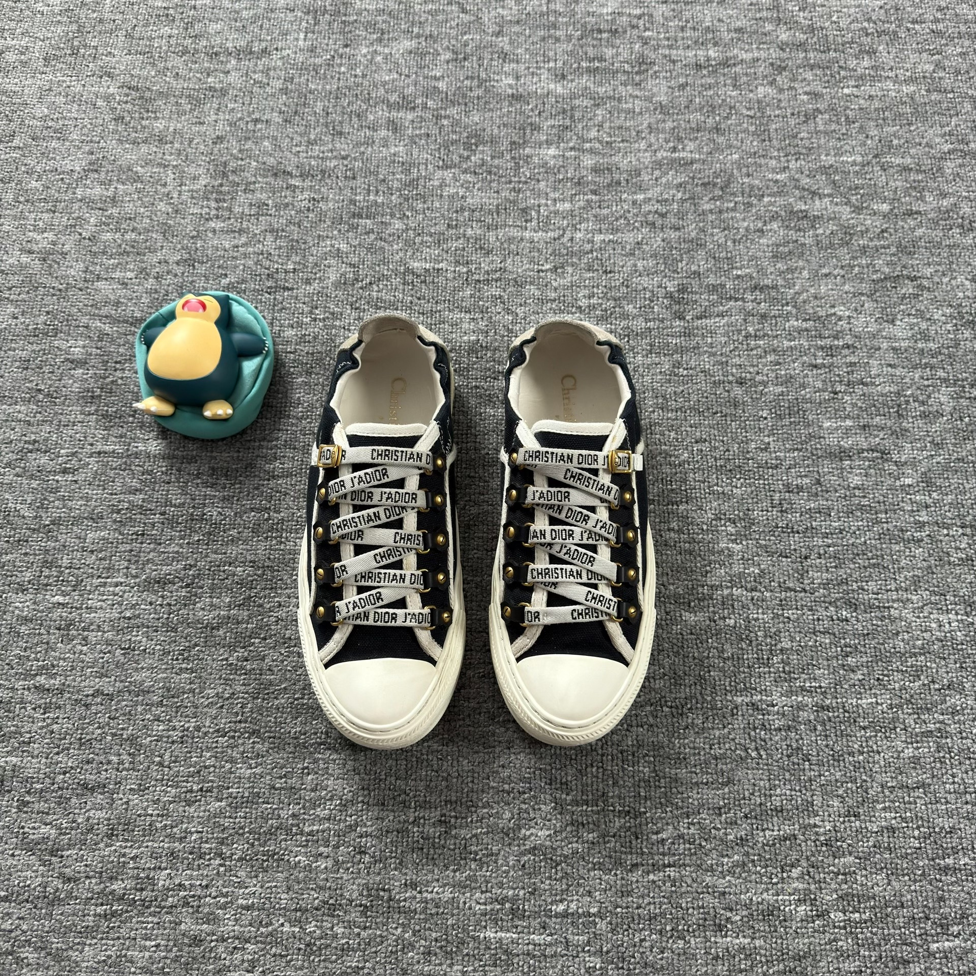 Dior Walk'n Black White Sneakers — front