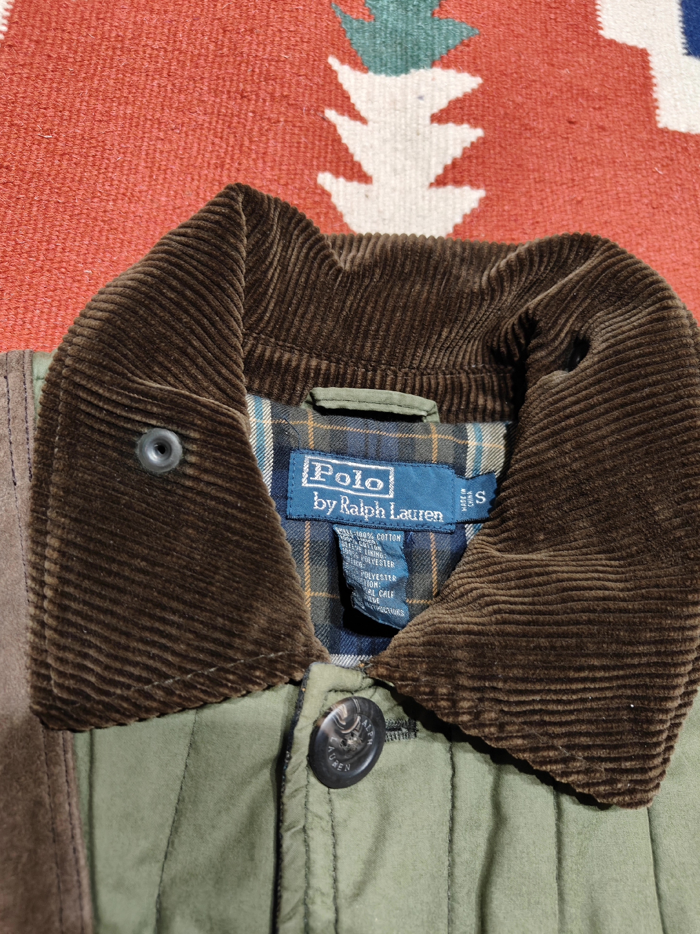 Polo Ralph Lauren Quilted Hunting Jacket — detail