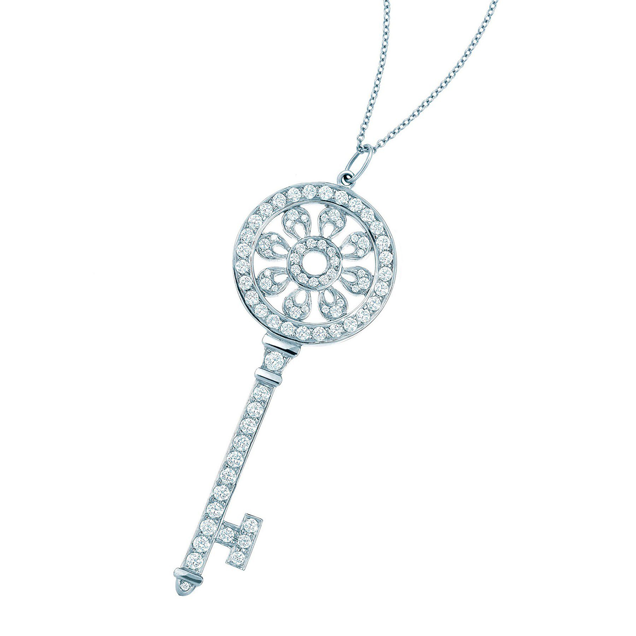 [9.9新]蒂芙尼tiffany keys系列钥匙项链 - 拍卖