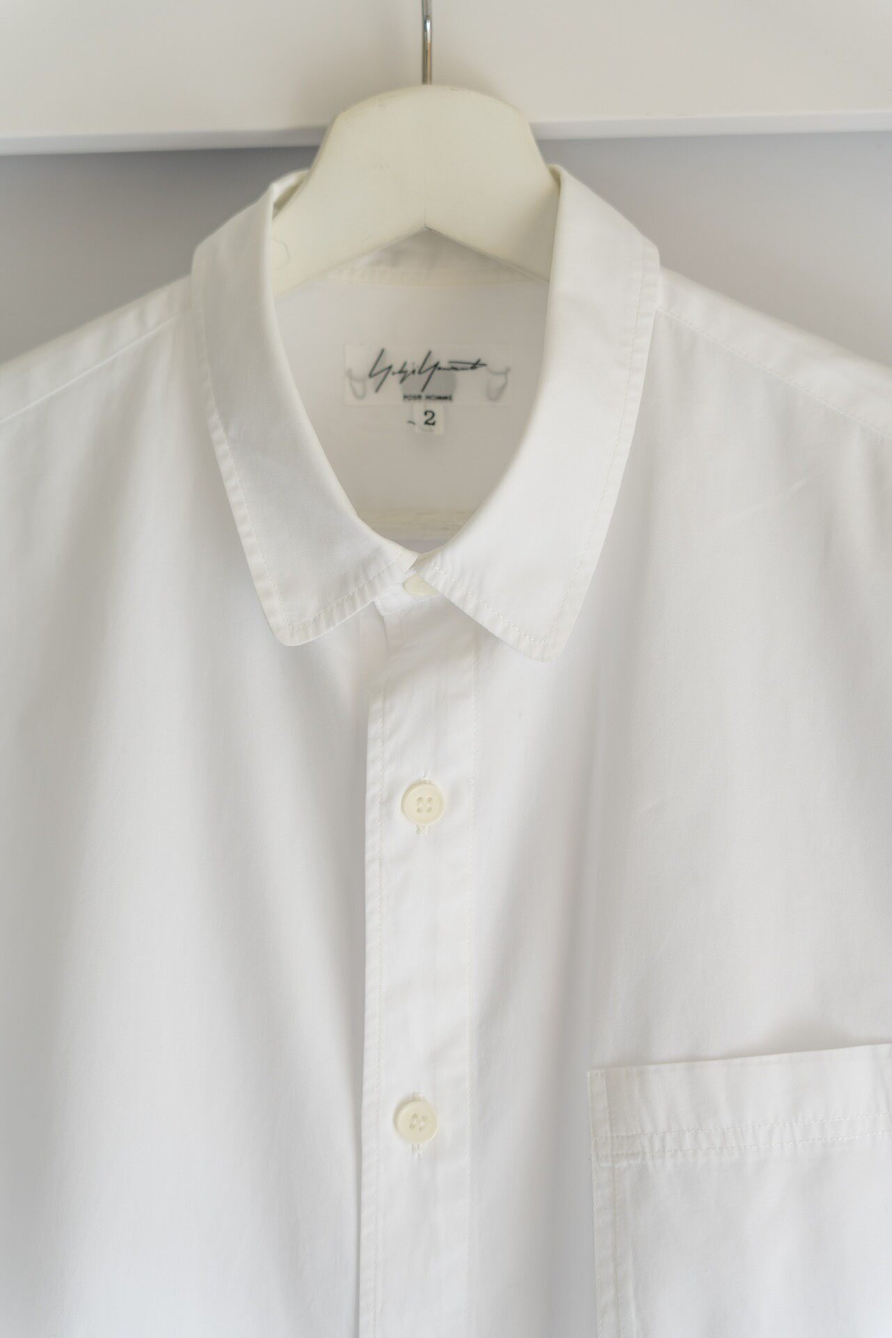 Yohji Yamamoto 10AW Peter Pan Shirt — detail