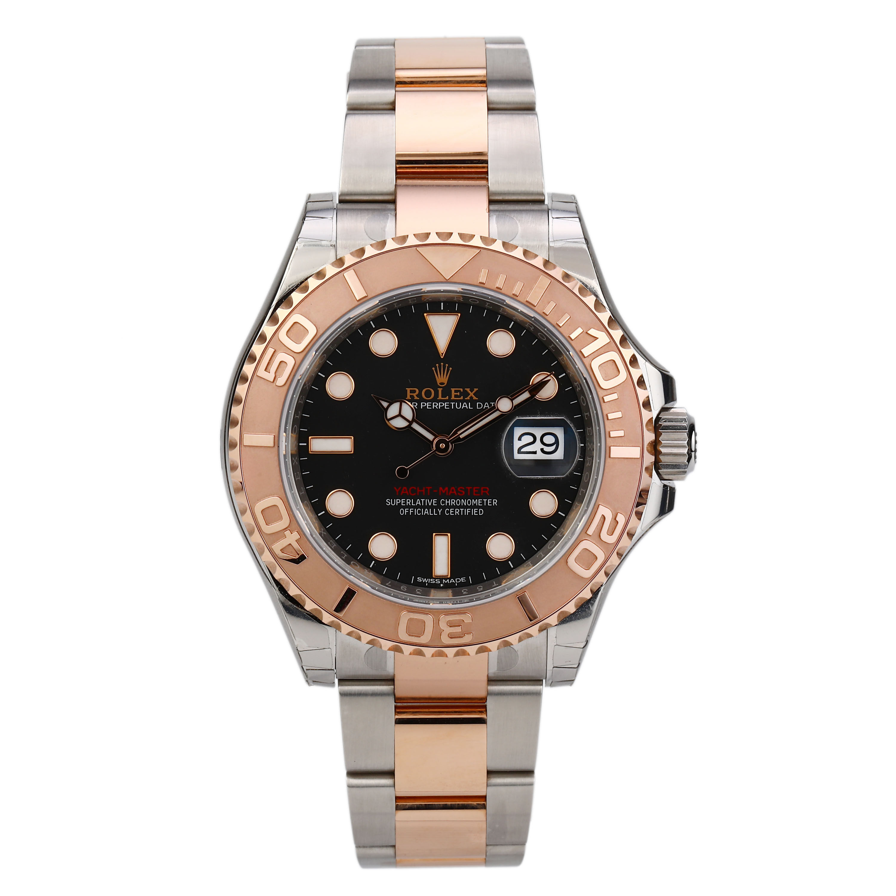 [全新]购于18年10月15日劳力士116621游艇名仕型间金自动机械男表