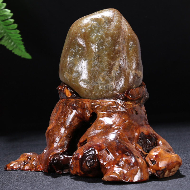 免保 保值收藏【天赐美玉】和田玉 原石 摆件 4963克 送底座