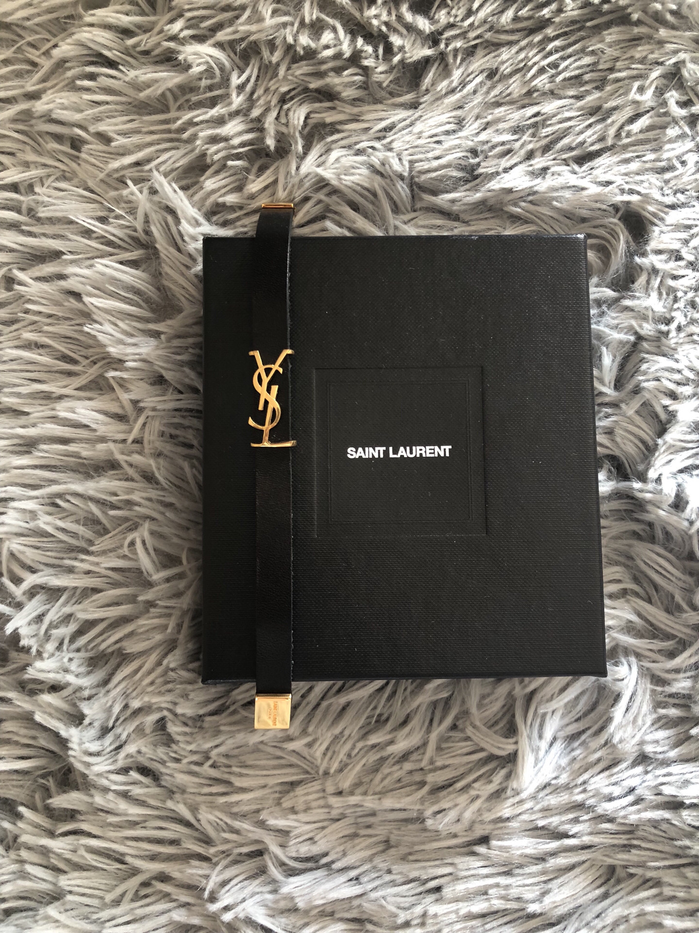 Saint Laurent Gold YSL Logo Bracelet