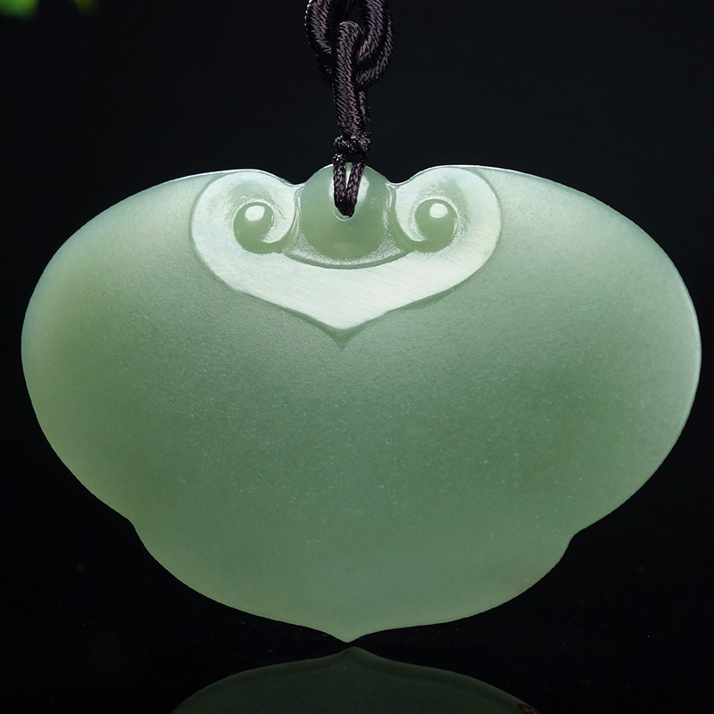 【平平安安】王朝安玉雕工作室 和田玉平安锁挂件吊坠27.15g