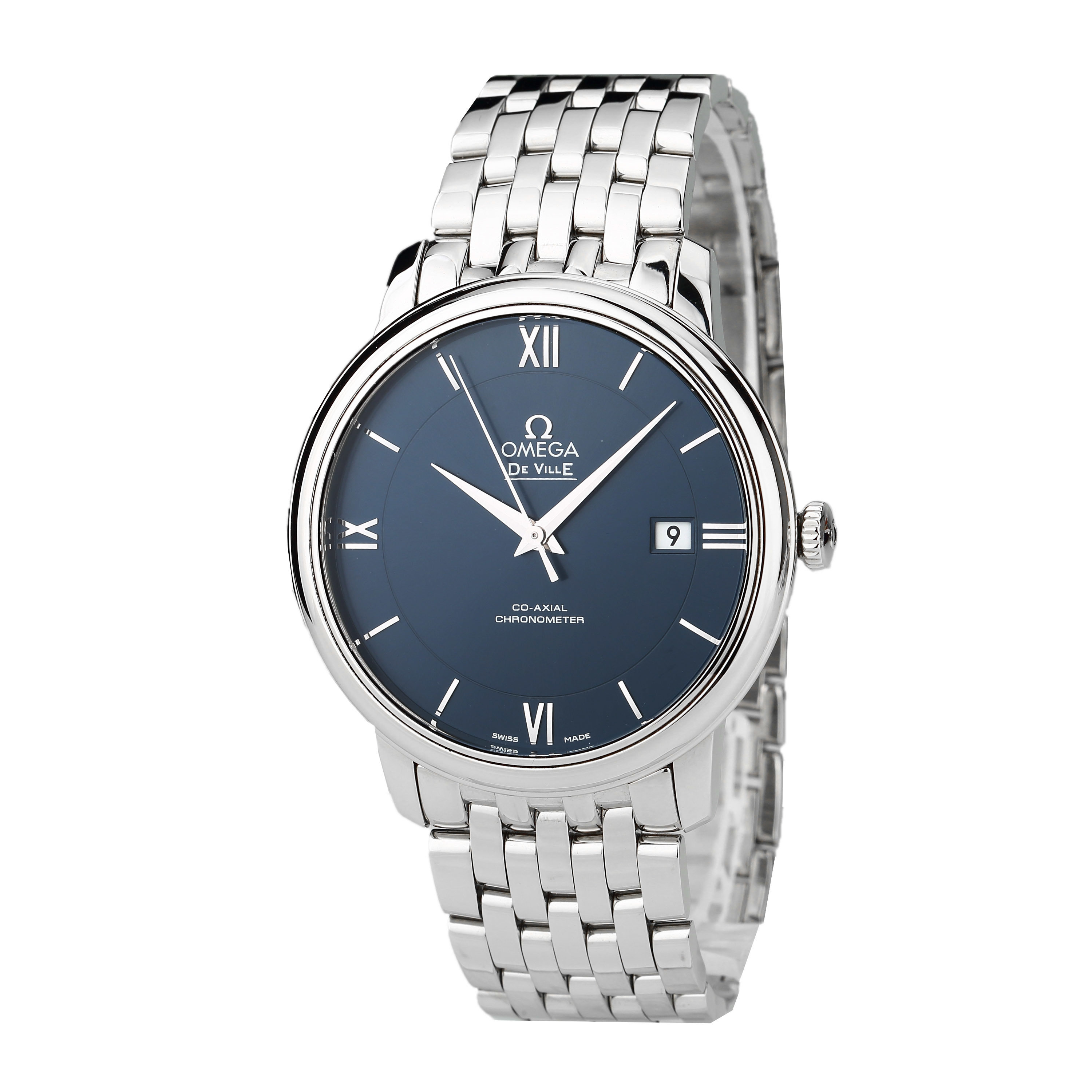 5新]欧米茄424.10.40.20.03.001碟飞系列精钢自动机械男表