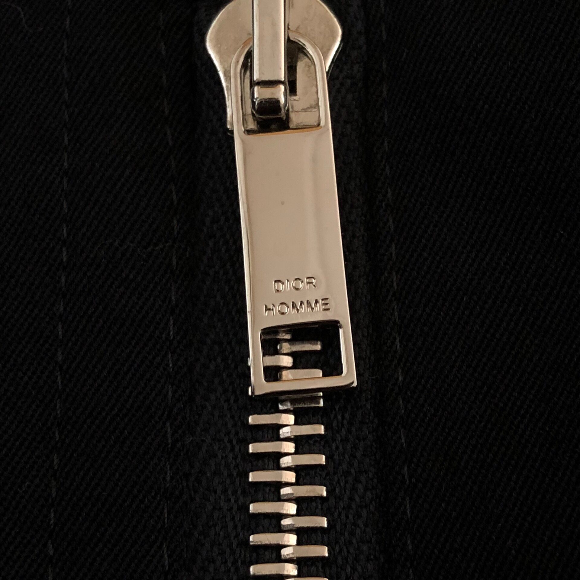 Dior Homme 6 Zip Wool Workwear Pants — front