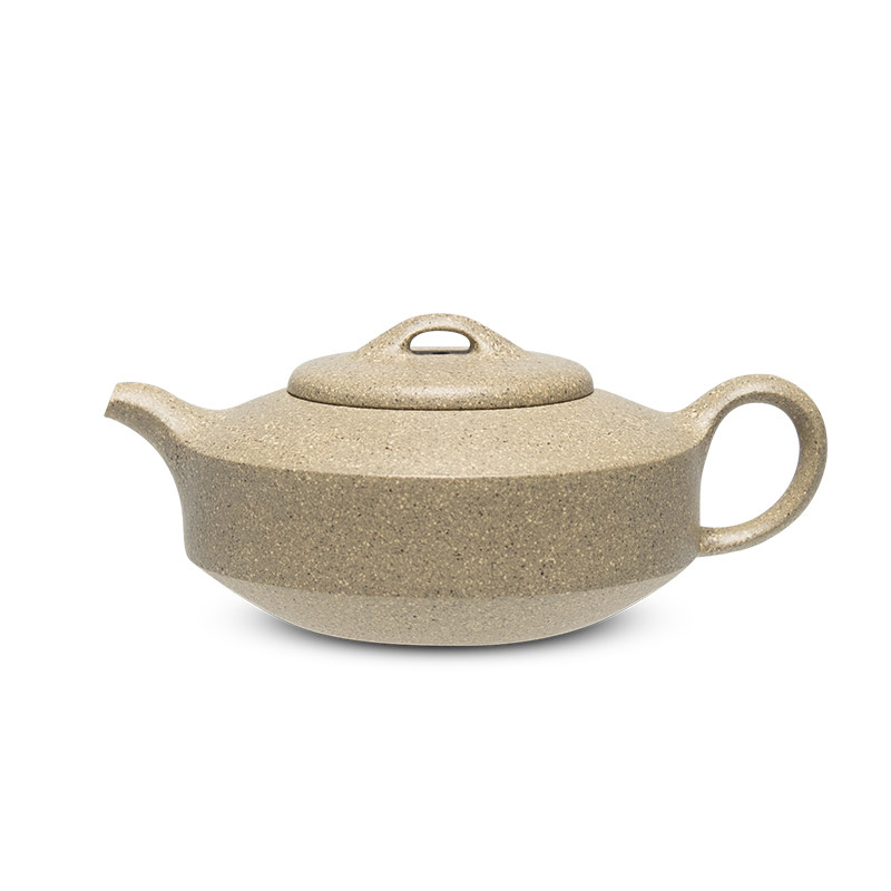 扁石壶 助工李老师手工制原矿段泥180cc容量宜兴紫砂壶