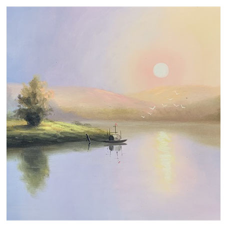 【新品】陈飞云《朝阳系列》布面油画