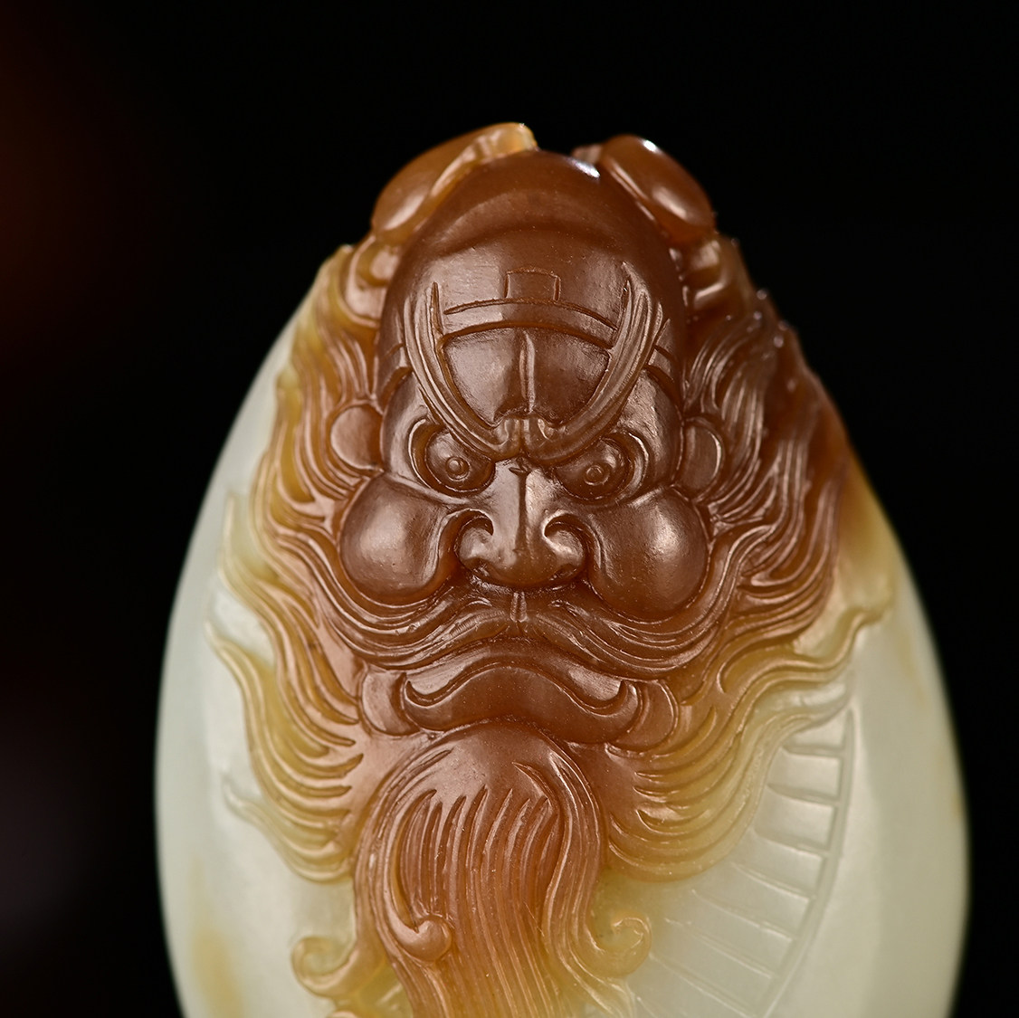 免保证金无底价参拍【钟馗】挂件中国玉雕大师工作室