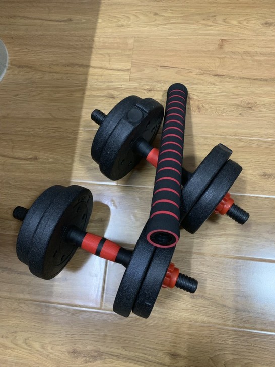 哑铃男士健身家用二手20斤健身器材杠铃出售个人哑铃一套准