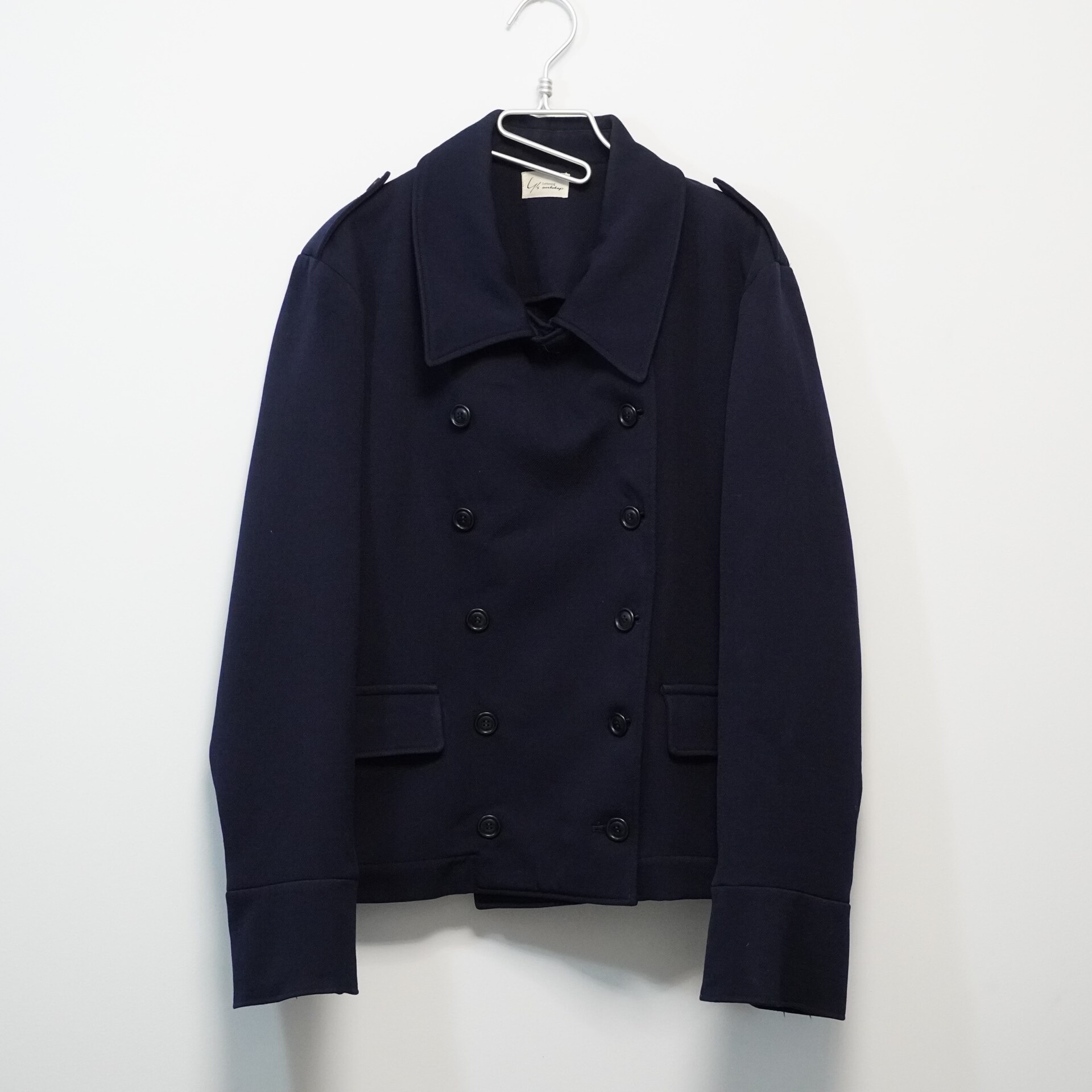 Yohji Yamamoto Double-Breasted Wool Jacket — front