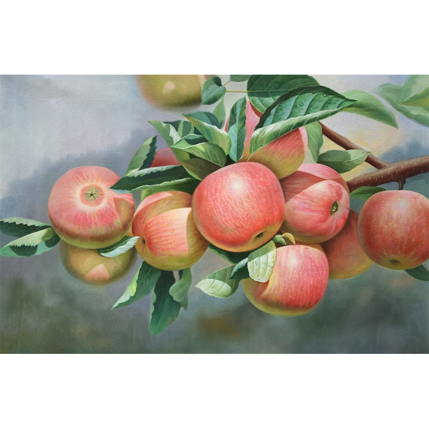 【新品】郑武贤《岁岁平安》布面油画