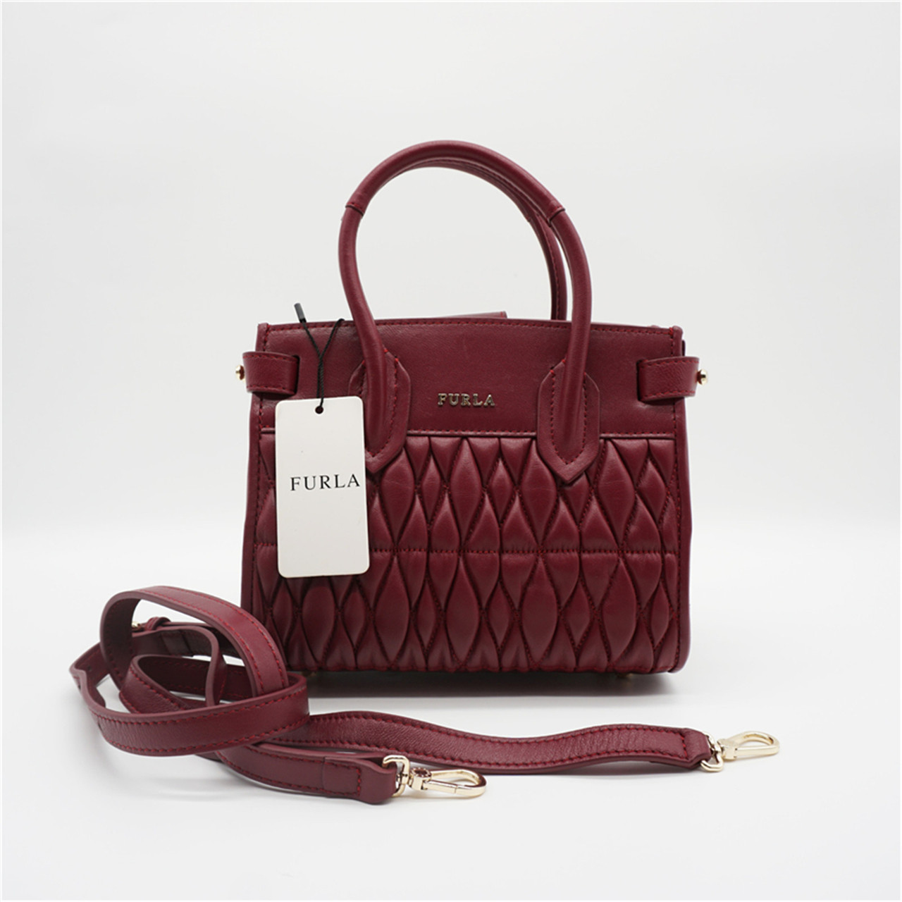[9.0新]furla芙拉·红色托特包