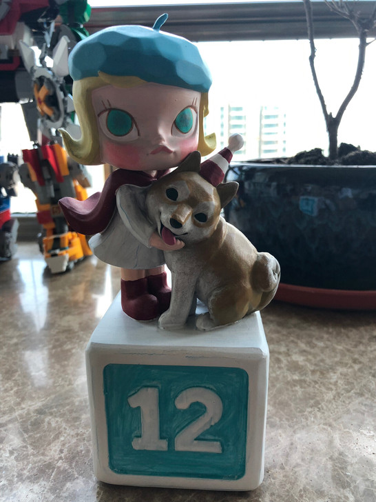 molly12周年雕像柴犬台湾版